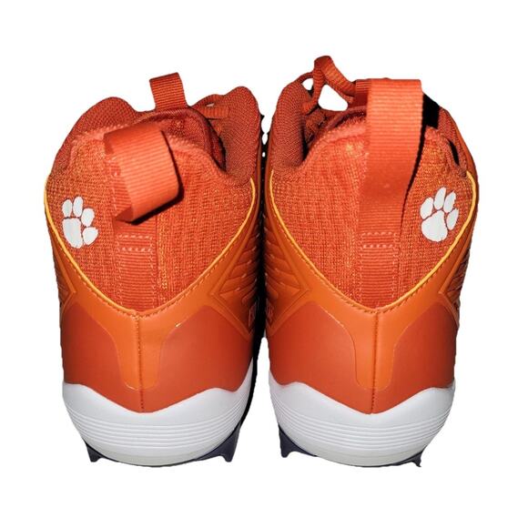 Nike Force Savage Pro 3 Clemson Tigers Football Cleats Orange FJ5748-801 Size 14 - Picture 3 of 5